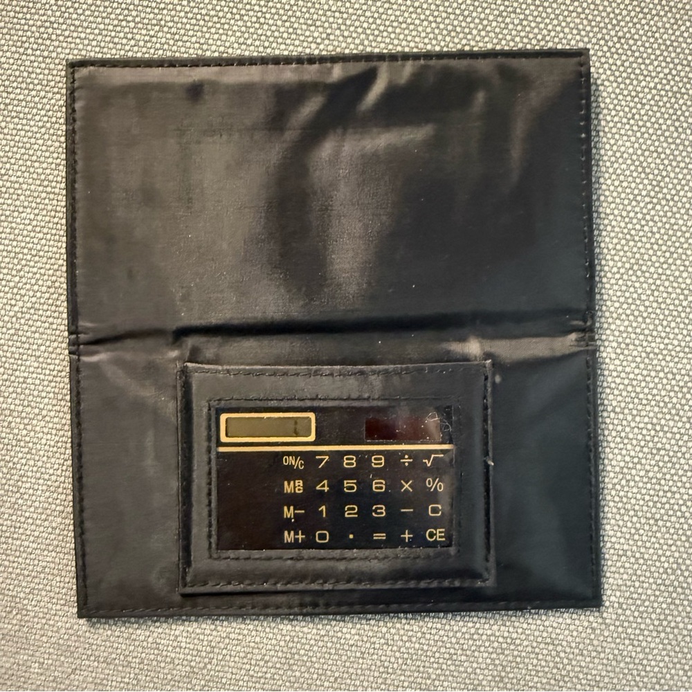 Black Patterned Multi-Functional Clutch with Zip … - image 9